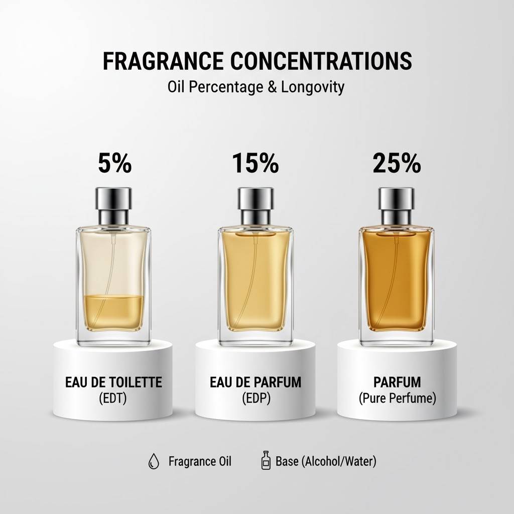 What is the Difference Between Eau de Parfum, Eau de Toilette, and Parfum?